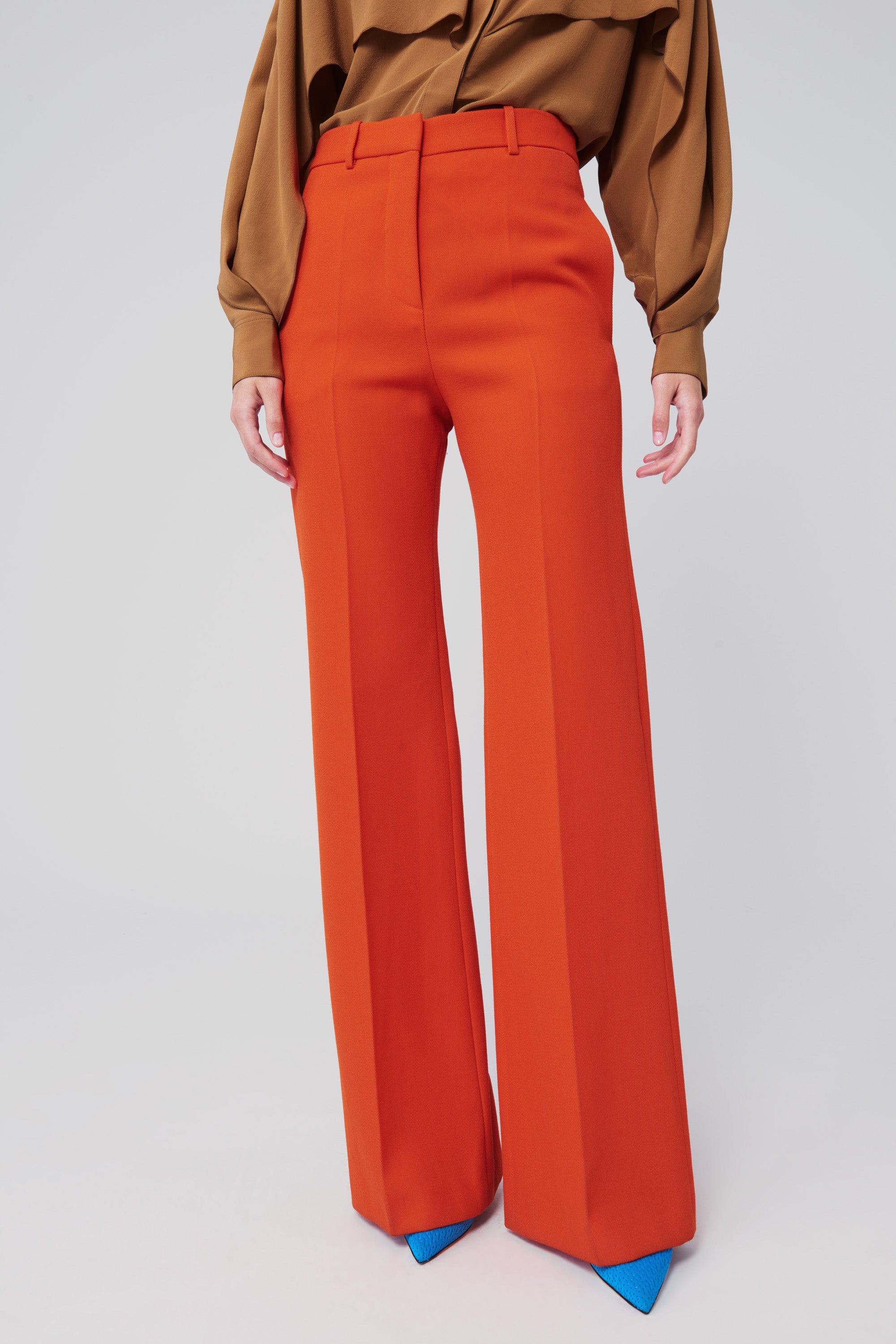 High Waisted Wide Leg Trousers in 