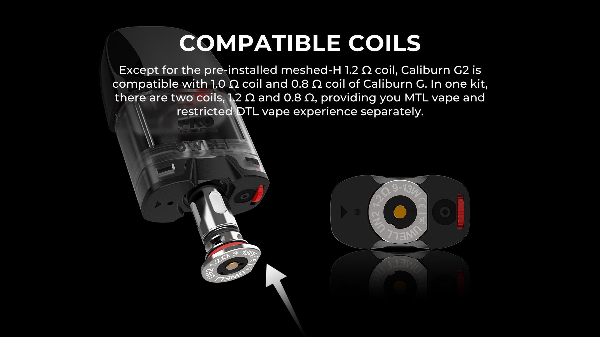 uwell caliburn g2 coil compatibility