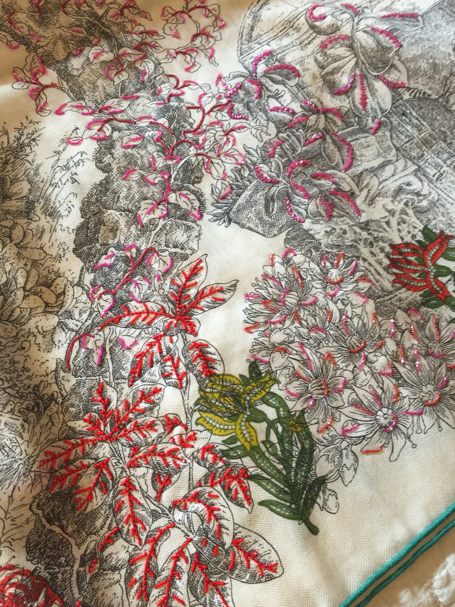 hermes le jardin de leila scarf