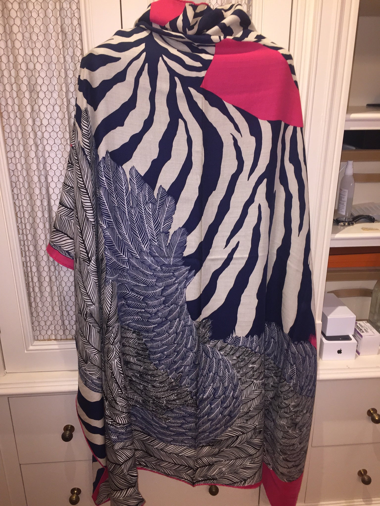 hermes zebra pegasus shawl