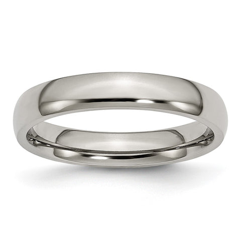 5mm D Shape Standard Wedding Ring In Sterling Silver - Ring Size O