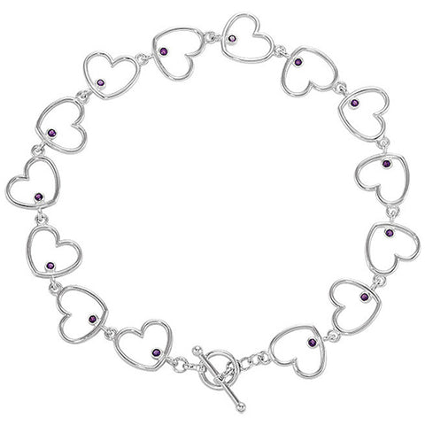 Hearts and Love Bracelets - Black Bow Jewelry Company