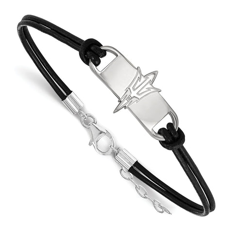 Black Leather Bracelet Fish Bone - Fishing - To My Husband - You