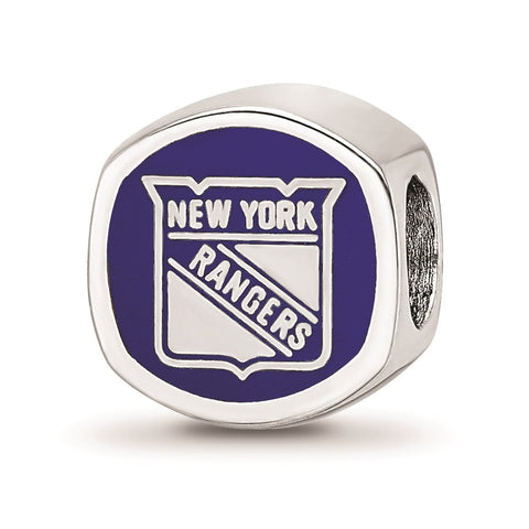 Sterling Silver NHL St. Louis Blues Enamel Bead Charm - The Black