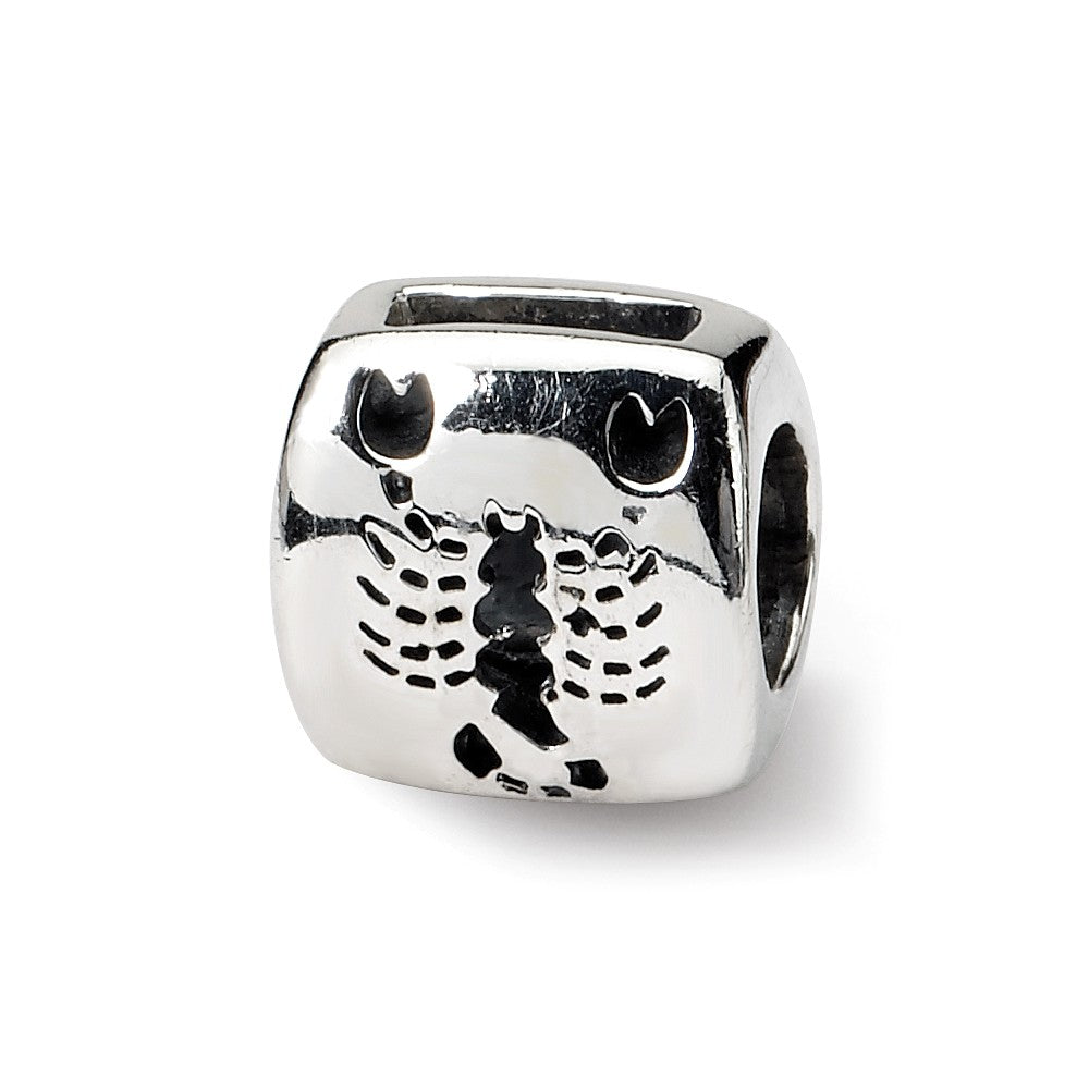 Sterling Silver Scorpio the Scorpion Zodiac Bead Charm