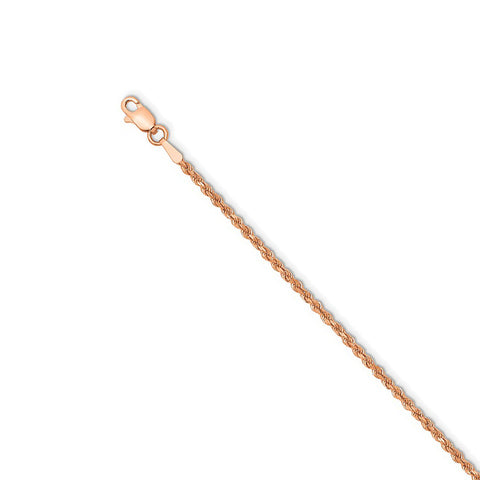 Adjustable Flat Cable Chain Rose Gold Filled / 1.2mm / 16-18