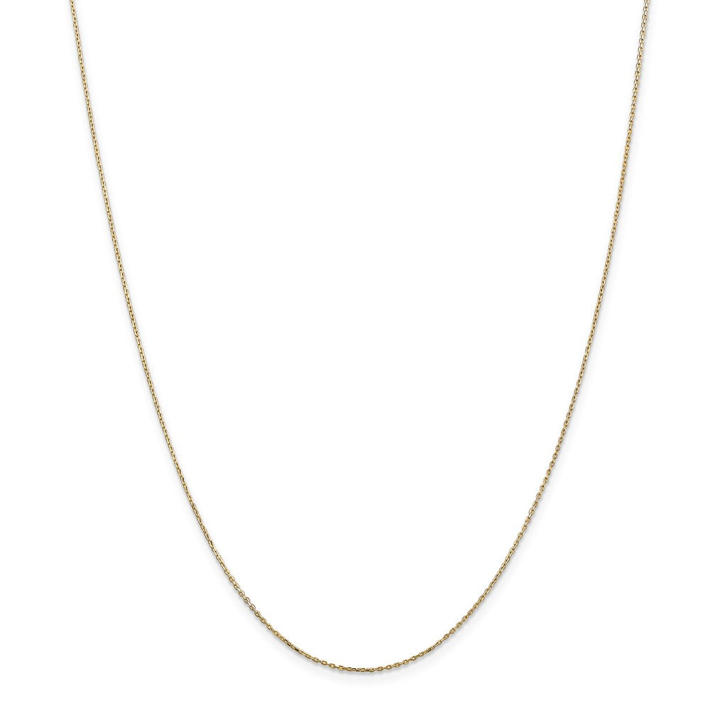 14k Yellow Gold Hannah Mini Initial R Shamrock Key Necklace - The