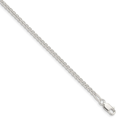 925 Rope Sterling Silver Solid Chain Necklace Diamond Cut High Polish for  Men and Woman Unisex in 1.5mm 2mm 2.5mm 3mm 4mm 5mm 6mm 8mm