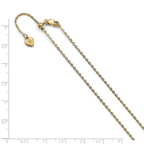 14K Gold Spring Ring Clasp (4.00Mm To 6.00Mm) 
