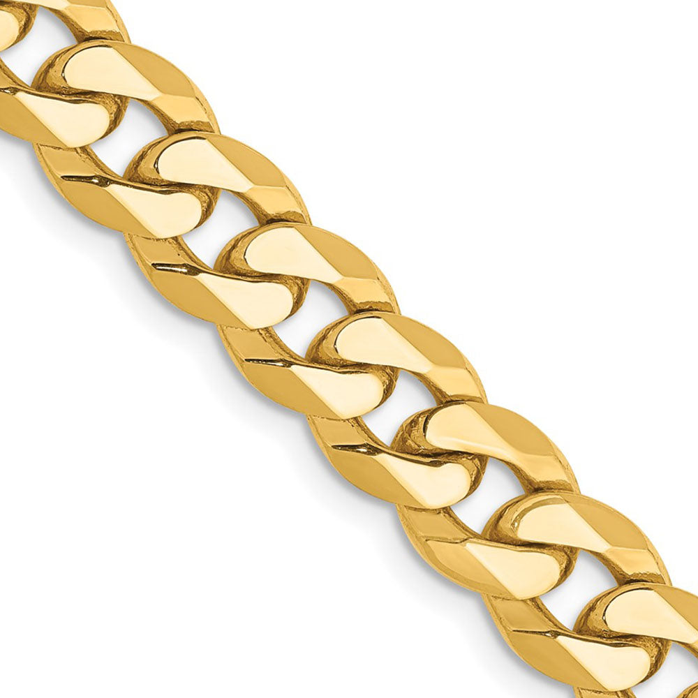 Men's 10k Yellow Gold 11mm Hollow Miami Cuban (Curb) Chain B