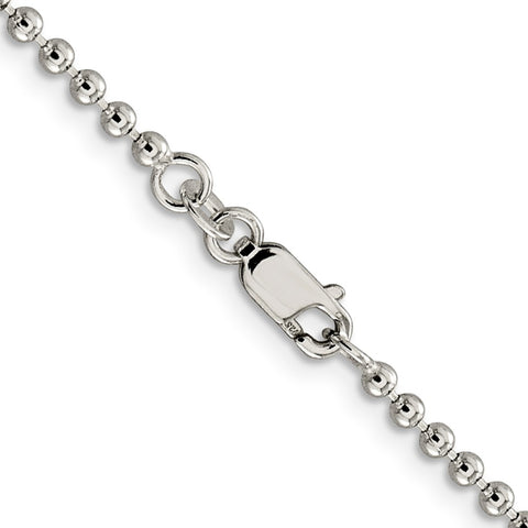 Vintage Classic Ball Chain Key Necklace, Silver Custom