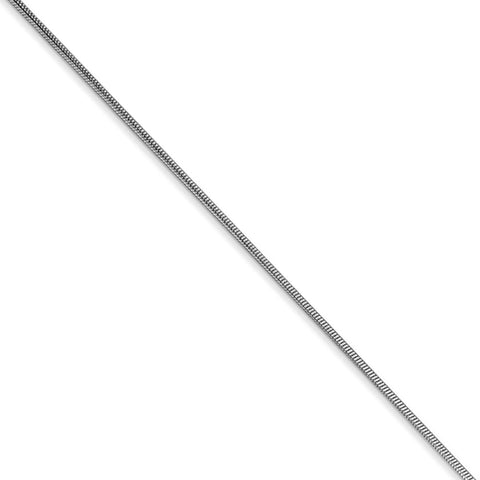 Men's Silver Square Wire Cable Chain Necklace 20