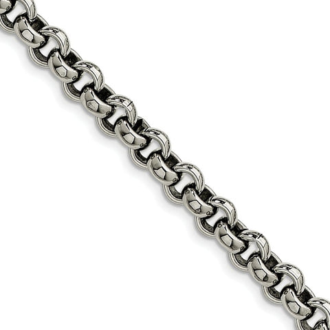 Stainless Steel 316 Chain 5/32 (4mm) Medium Link Chain by the foot