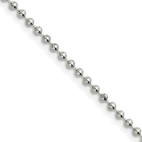 Ball Chain Replacement Necklace in Stainless Steel