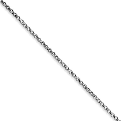 Dubai Collections 1.5mm 14k White Gold Silver Box Chain Necklace Men Women  Pendant Necklace Made Thin for Charms, Strong, Plated Box Gift 24 