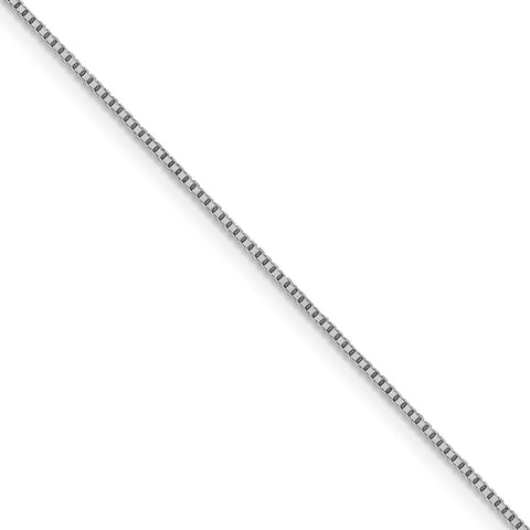 Solid 10K White Gold Franco Chain 1.75mm, White Gold Chain, Genuine White  Gold Box Chain