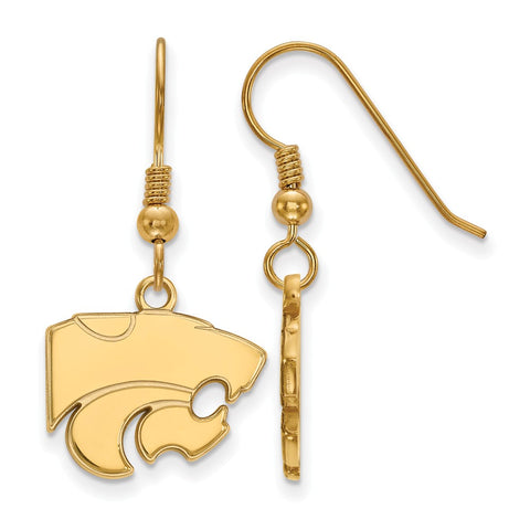 14k Gold Plated Silver University of Iowa Ball Dangle Earrings - The Black  Bow Jewelry Company