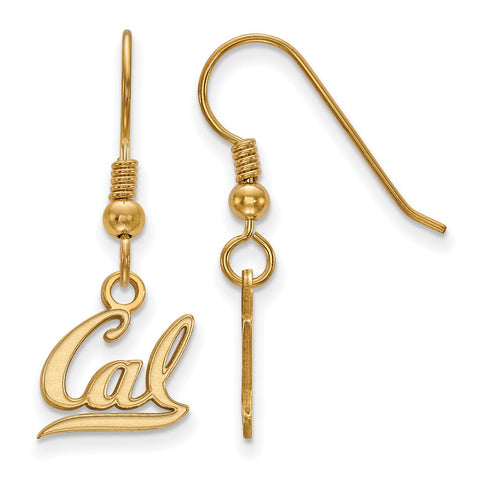 14k Gold Plated Silver University of Iowa Ball Dangle Earrings - The Black  Bow Jewelry Company