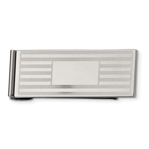 Sterling Silver Baylor U Money Clip - The Black Bow Jewelry Company