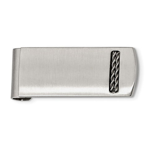 Sterling Silver Baylor U Money Clip - The Black Bow Jewelry Company