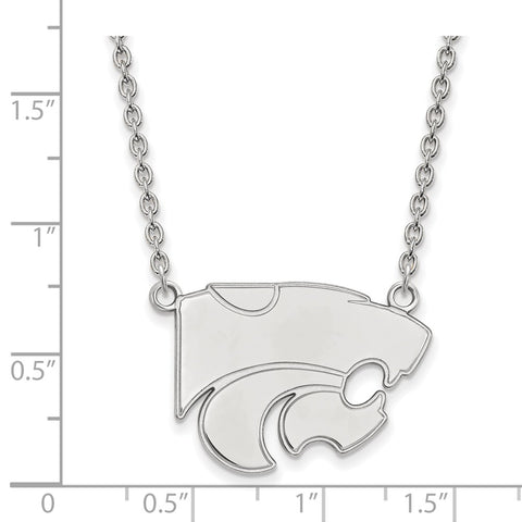  Black Bow Jewelry Solid Sterling Silver Chain Compatible with  A Louisiana State Heart Pendant Pendant - 16 Inch : Sports & Outdoors