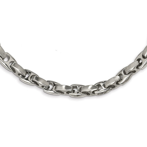 2.5-5 mm Men’s Sterling Silver Anchor Link Chain 18-28