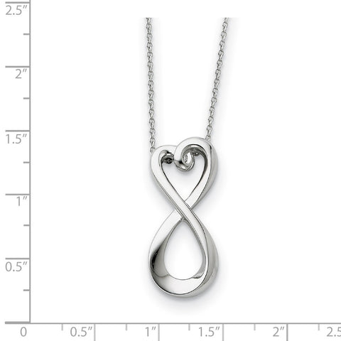 Sterling Silver U. of Louisville Football 'L' Necklace - 24 inch by The Black Bow Jewelry Co.