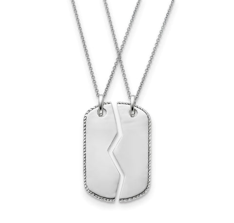 Sterling Silver U. of Louisville XL Pendant Necklace - 22 inch by The Black Bow Jewelry Co.