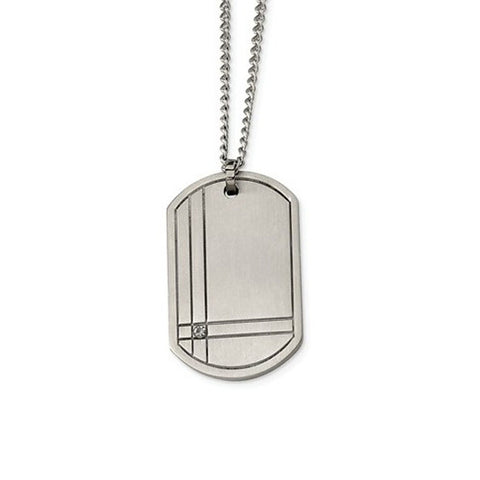 Men's Dog Tag Necklaces - The Black Bow Jewelry Company