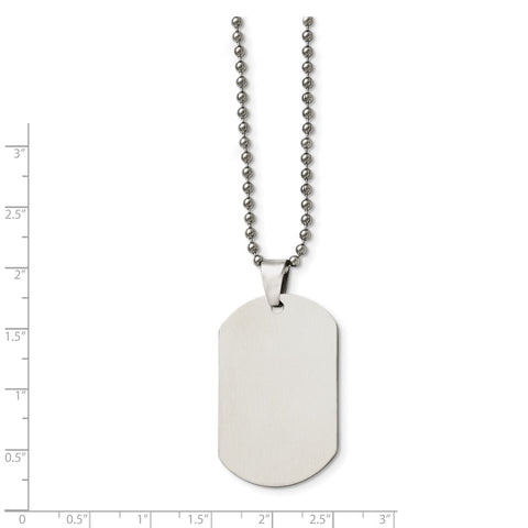 Men's Dog Tag Necklaces - Black Bow Jewelry Company