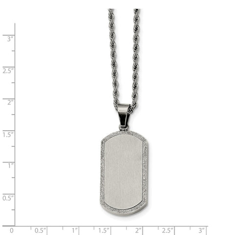 Men's Dog Tag Necklaces - The Black Bow Jewelry Company
