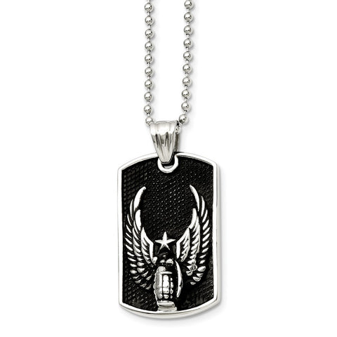 Men's Dog Tag Necklaces - The Black Bow Jewelry Company