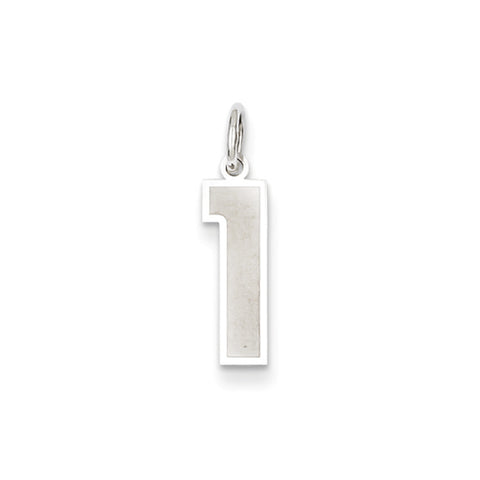 Kid's Varsity Number Necklace - 14K Solid Gold / 14 Chain (Ages 5-12)