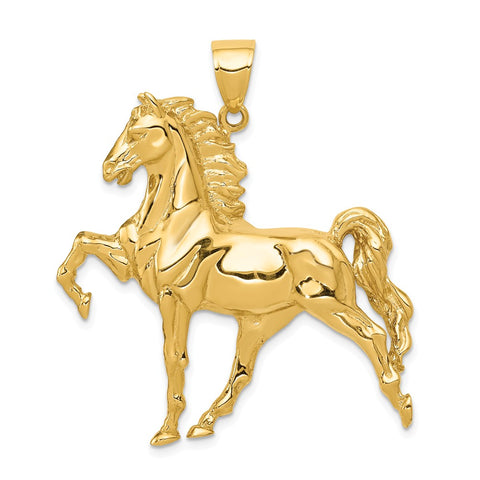 Macy's 14k Gold Charm, Polished Horse Charm - Macy's