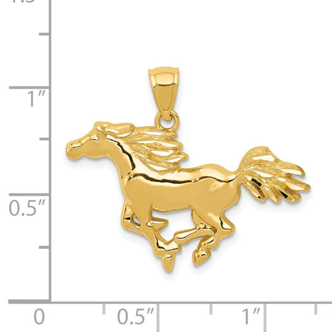 Hallmarked 9ct Gold Horse Head Necklace | A Touch of Silver