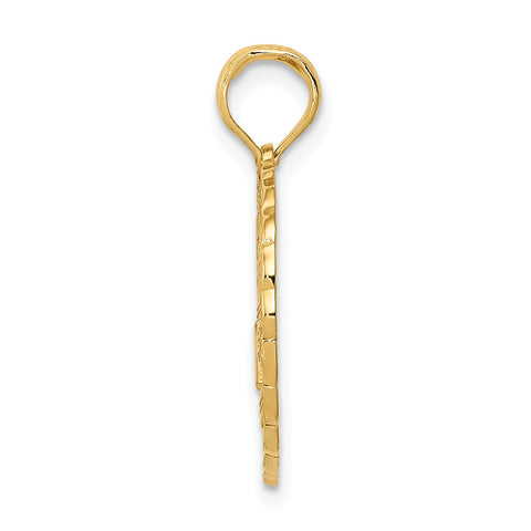 14k Yellow Gold 3-D Can Opener Charm