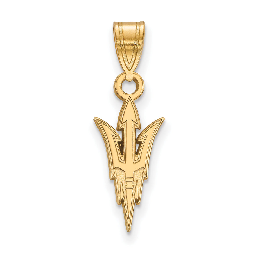 10k Yellow Gold Arizona State Medium Logo Pendant | The Black Bow ...