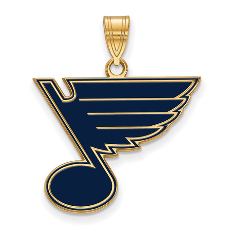 St Louis Blues Team Logo Sliver Necklace, Hockey Pendant, NHL