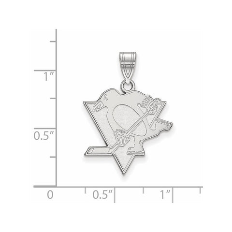 NHL St Louis Blues Hockey Sterling Silver Blue Note Necklace Charm Blue Pearl Official NHL Jewelry