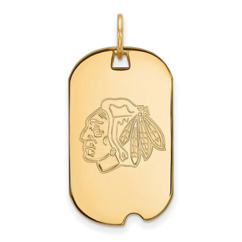 Detroit Tigers Women's Gold-Plated Small Dog Tag Necklace