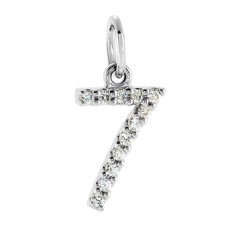 Number Pendants - Black Bow Jewelry Company