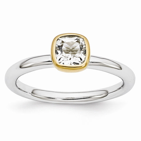 Emerald Cut White Topaz Ring – Ring Concierge