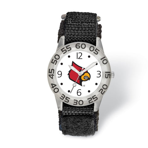 Lids Louisville Cardinals Personalized Two-Tone Wristwatch