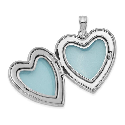 The Black Bow Jewelry Co. Diamond Heart Lock & Key Necklace