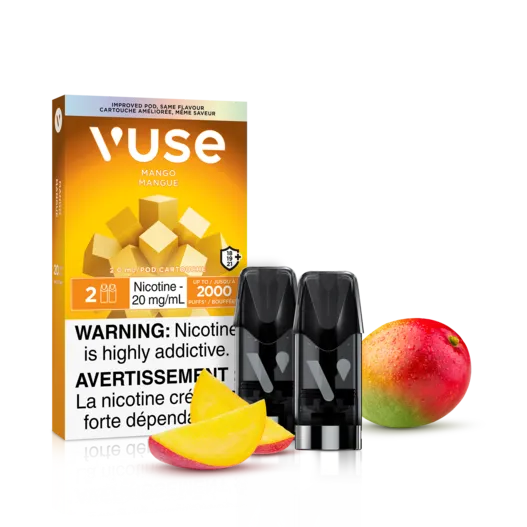 Vuse Mango E-Liquid Vape Pods Pack with 2 Pods image