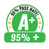 95 % passing rate