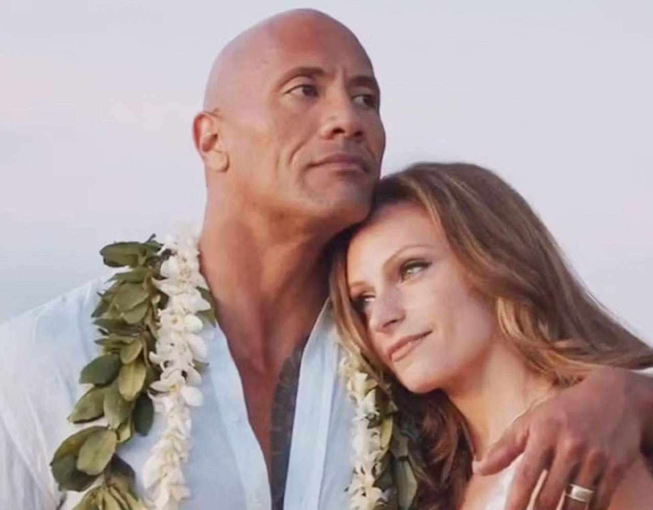 Dwayne "The Rock" Johnson and wife Lauren Hashian