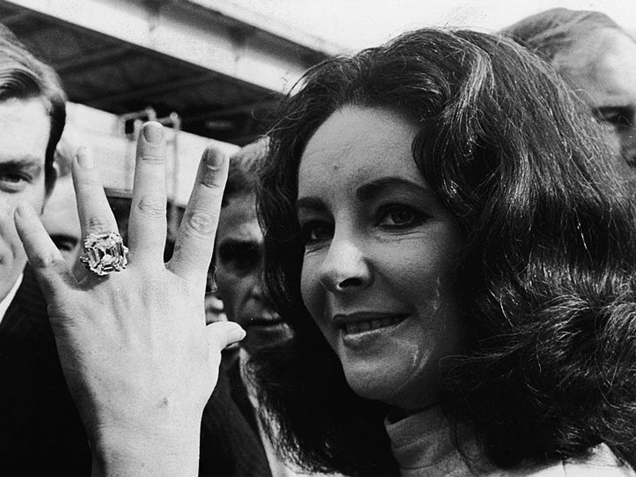 Elizabeth Taylor Asscher Cut Engagement Ring