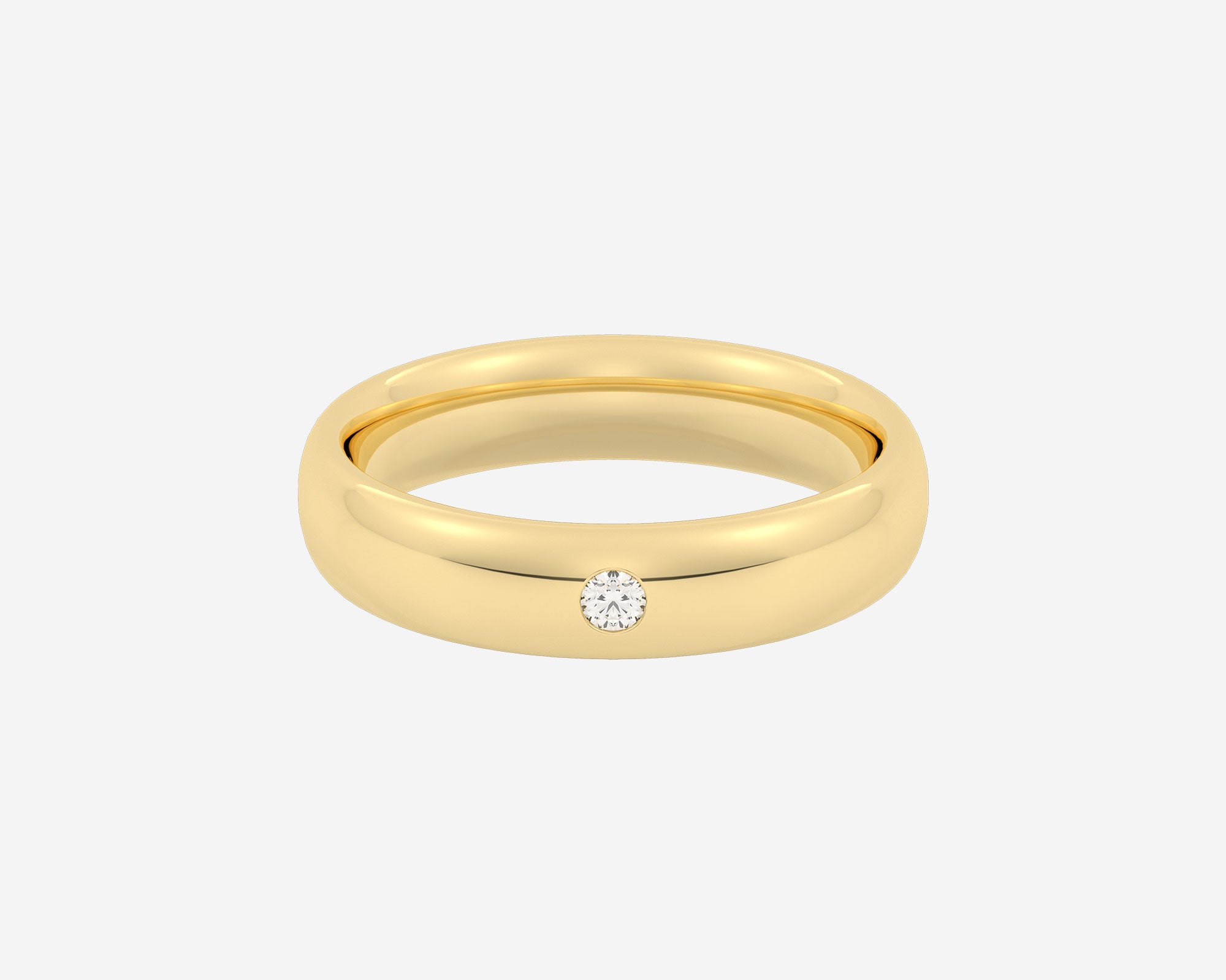 Rounded Wedding Band For Him & Her – Shiree Odiz