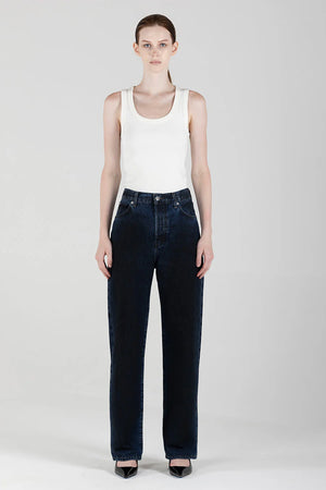 Archer High Rise Loose Fit - Dark Shadow - AZALEA